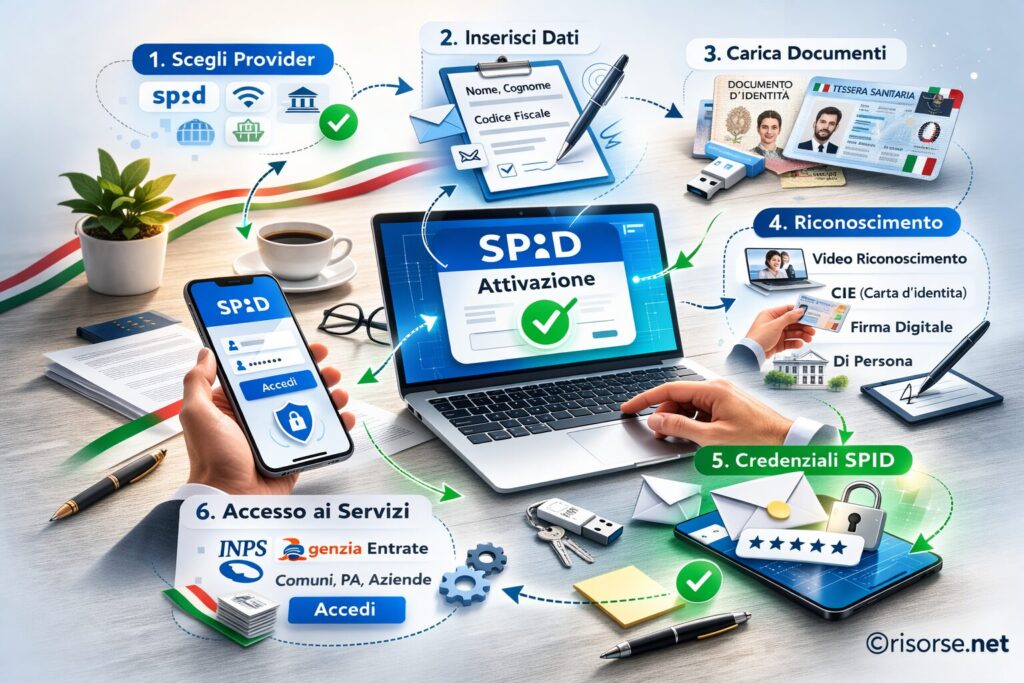 Come attivare lo SPID - Foto Risai