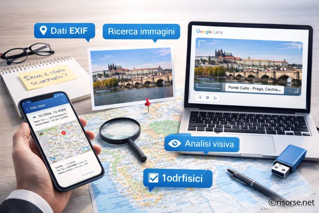 Come capire dove è stata scattata una foto - Foto risai